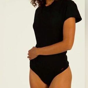 nphilanthropy black bodysuit NWT